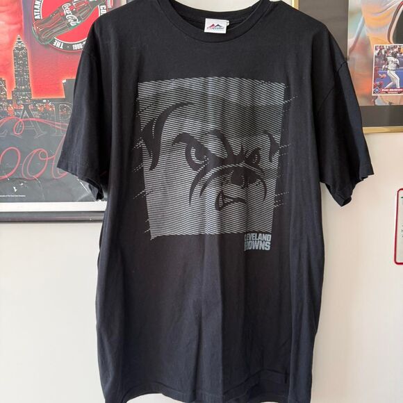 Vintage Majestic Cleveland Brown Tee - Picture 3 of 4